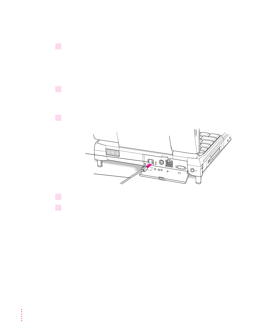 Connecting an ethernet cable to the expansion card | Apple PowerBook G3 User Manual | Page 142 / 166