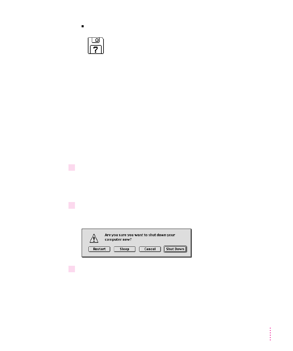 Turning the computer off, Turning the computer off with the power key | Apple PowerBook G3 User Manual | Page 9 / 166