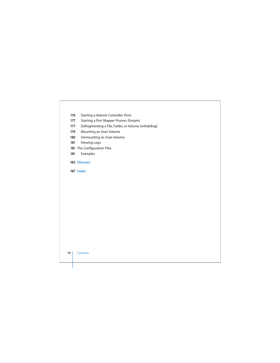Apple Xsan 1.4 User Manual | Page 10 / 192