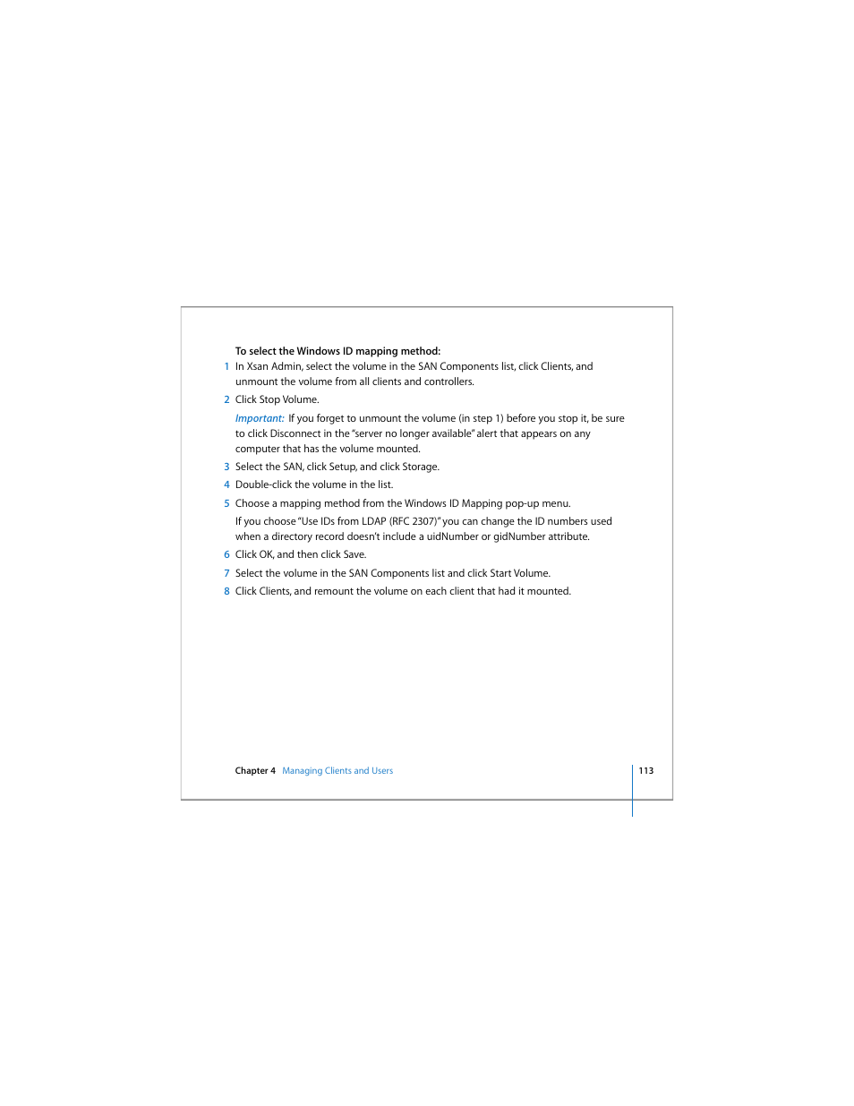 Apple Xsan 1.4 User Manual | Page 113 / 192