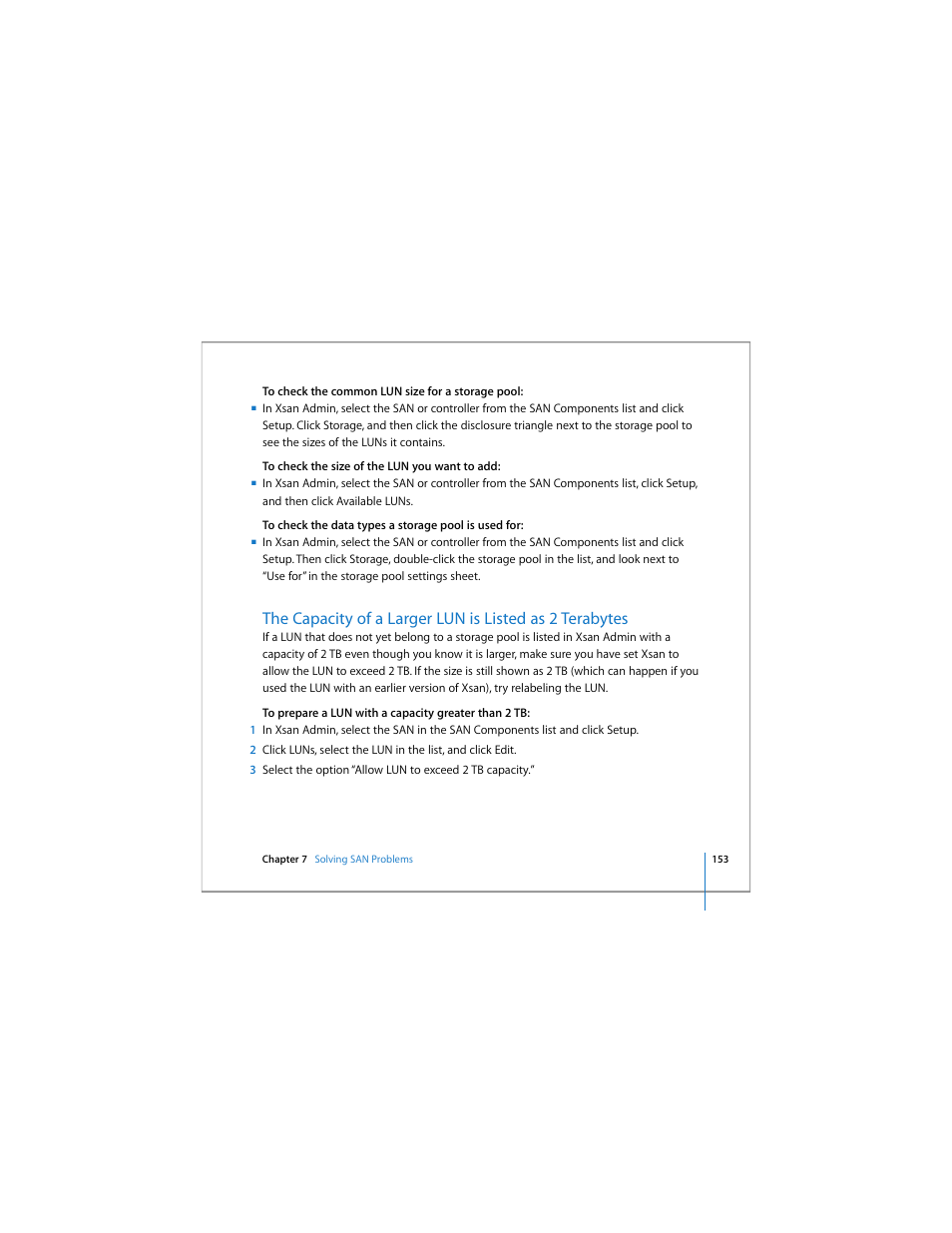 Apple Xsan 1.4 User Manual | Page 153 / 192