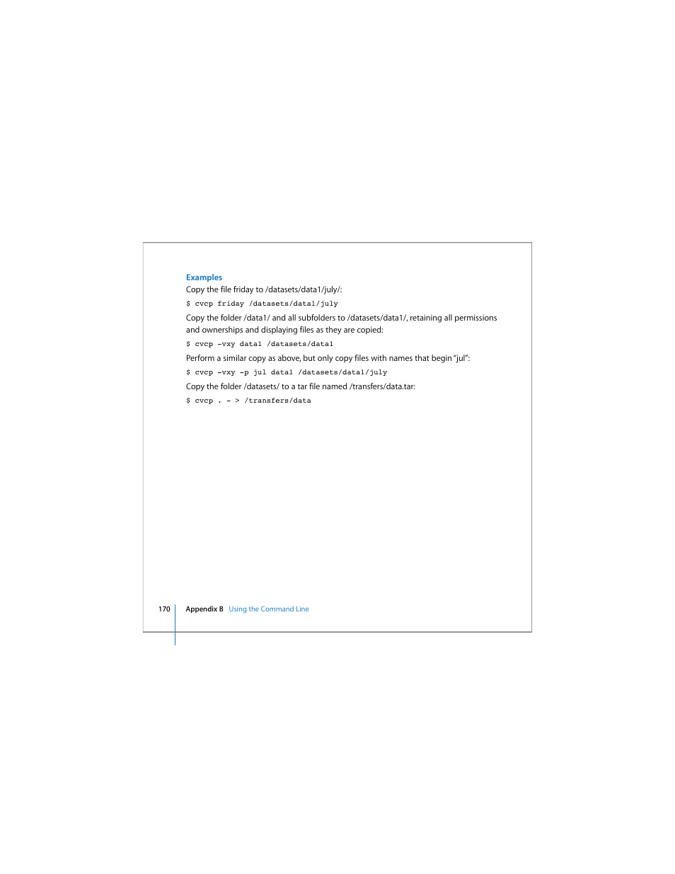 Apple Xsan 1.4 User Manual | Page 170 / 192