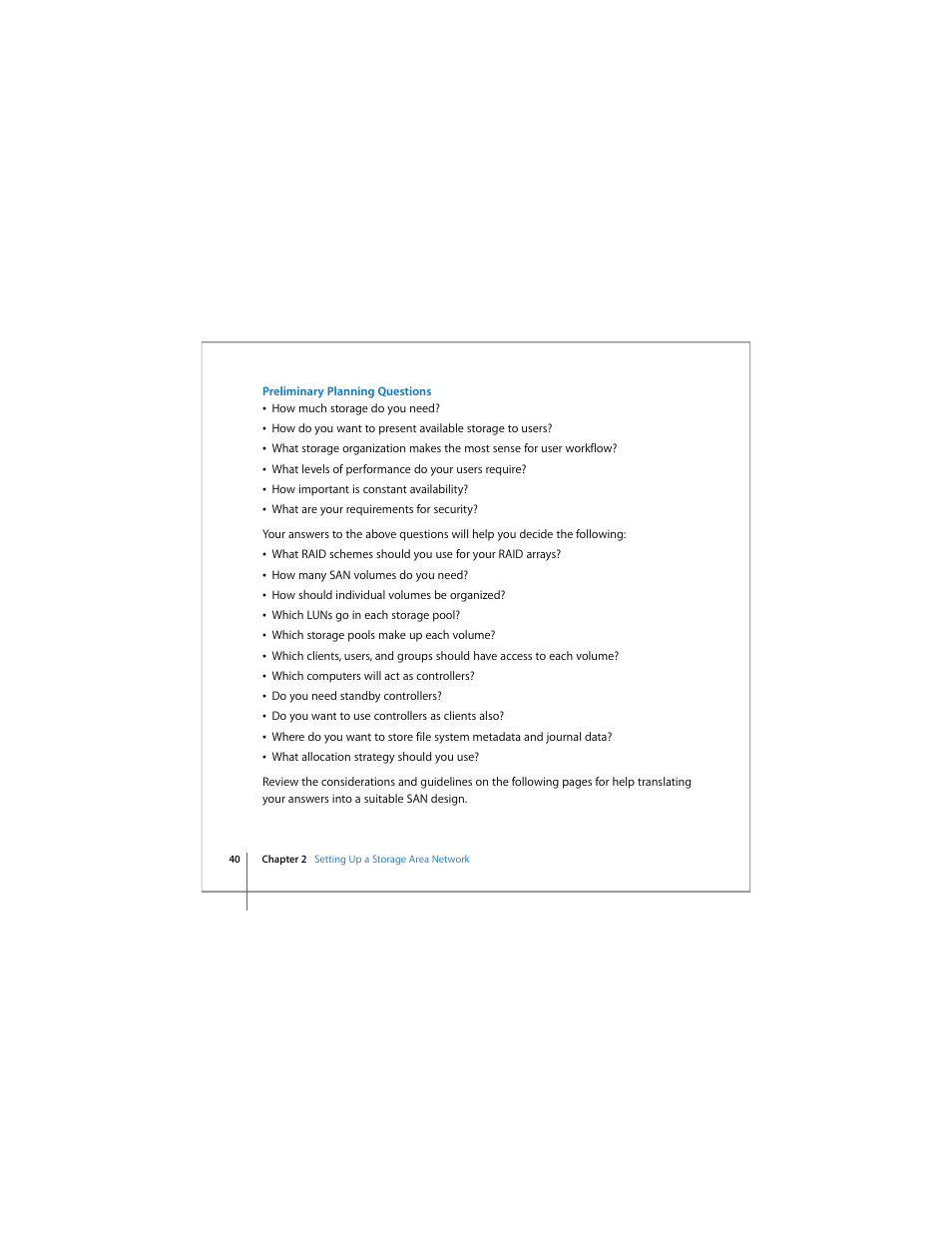 Apple Xsan 1.4 User Manual | Page 40 / 192