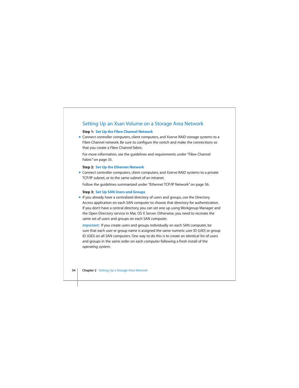 Apple Xsan 1.4 User Manual | Page 54 / 192