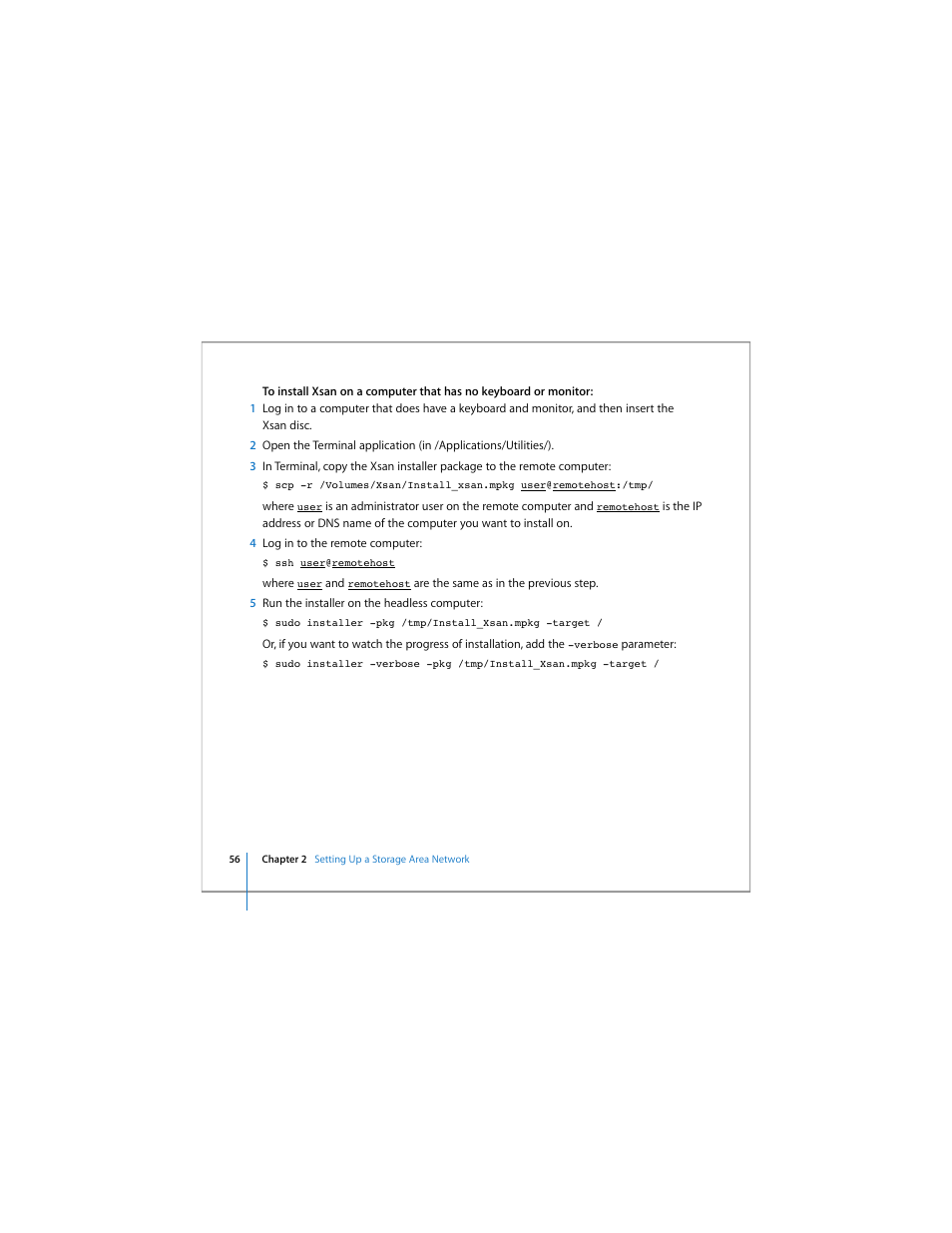 Apple Xsan 1.4 User Manual | Page 56 / 192