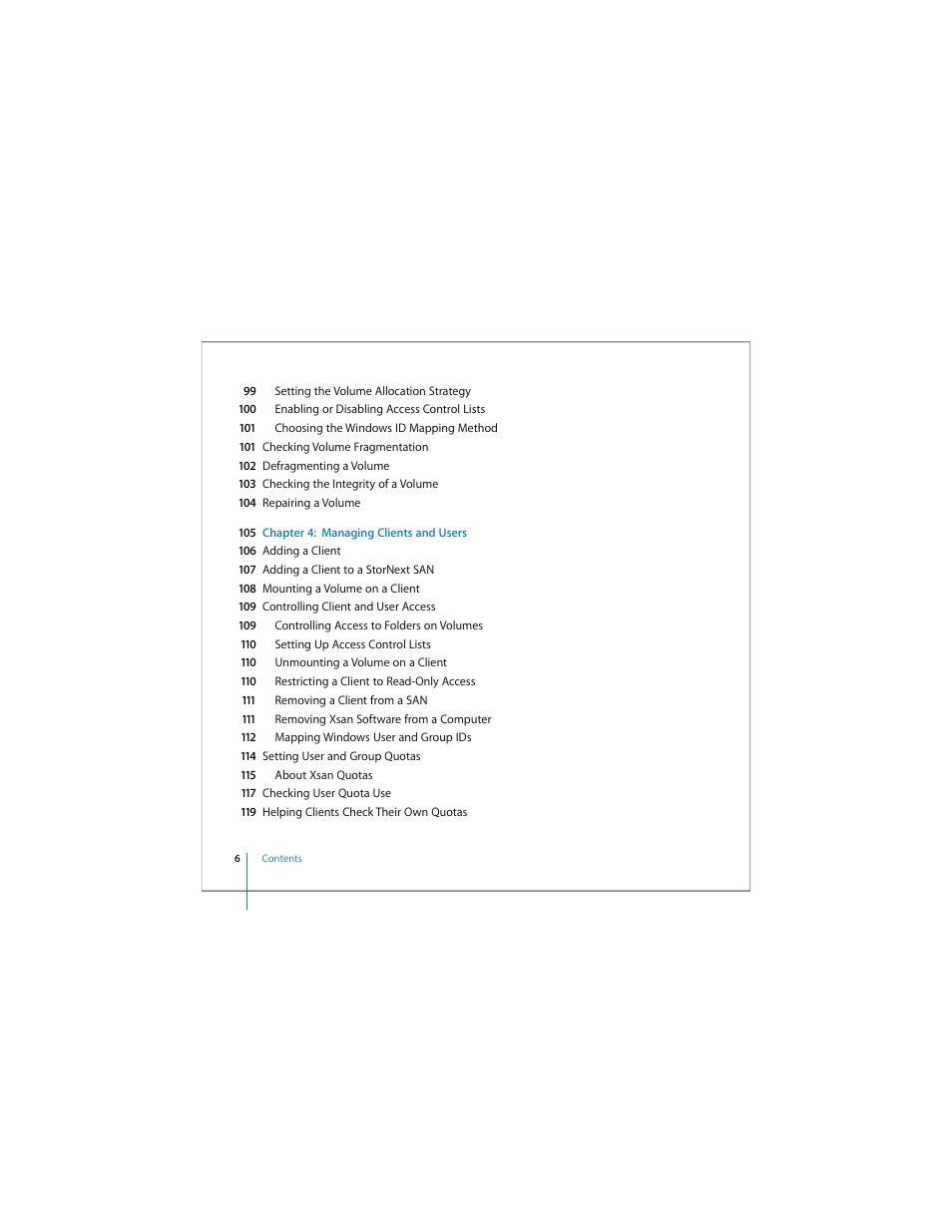 Apple Xsan 1.4 User Manual | Page 6 / 192