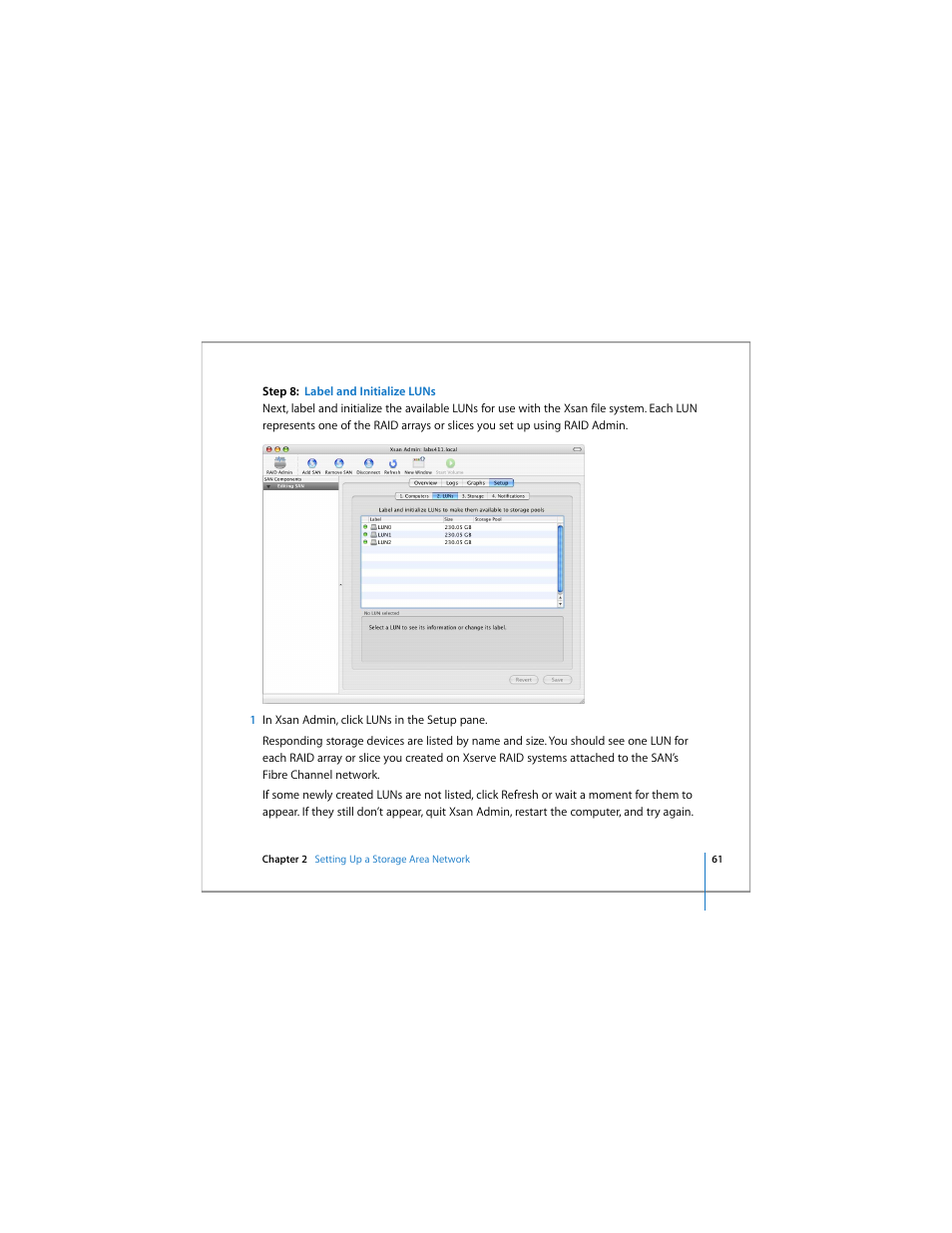 Apple Xsan 1.4 User Manual | Page 61 / 192