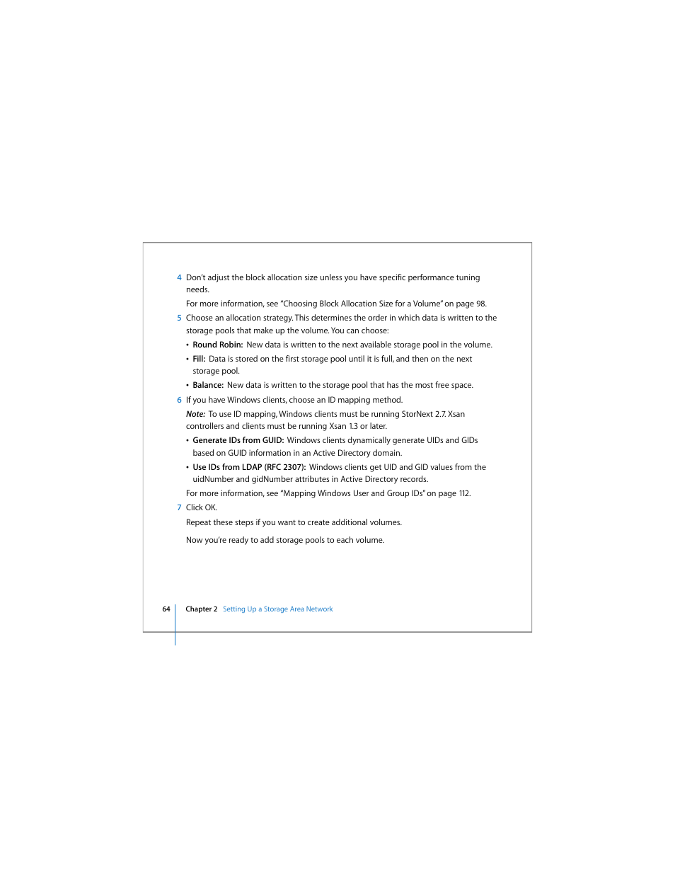 Apple Xsan 1.4 User Manual | Page 64 / 192