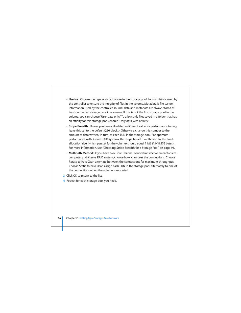 Apple Xsan 1.4 User Manual | Page 66 / 192