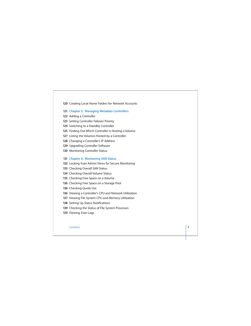 Apple Xsan 1.4 User Manual | Page 7 / 192