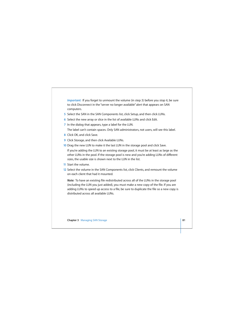 Apple Xsan 1.4 User Manual | Page 81 / 192