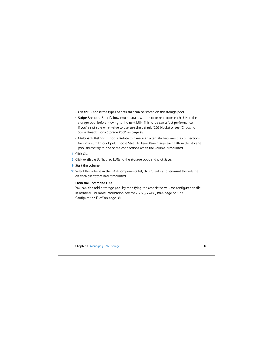 Apple Xsan 1.4 User Manual | Page 83 / 192