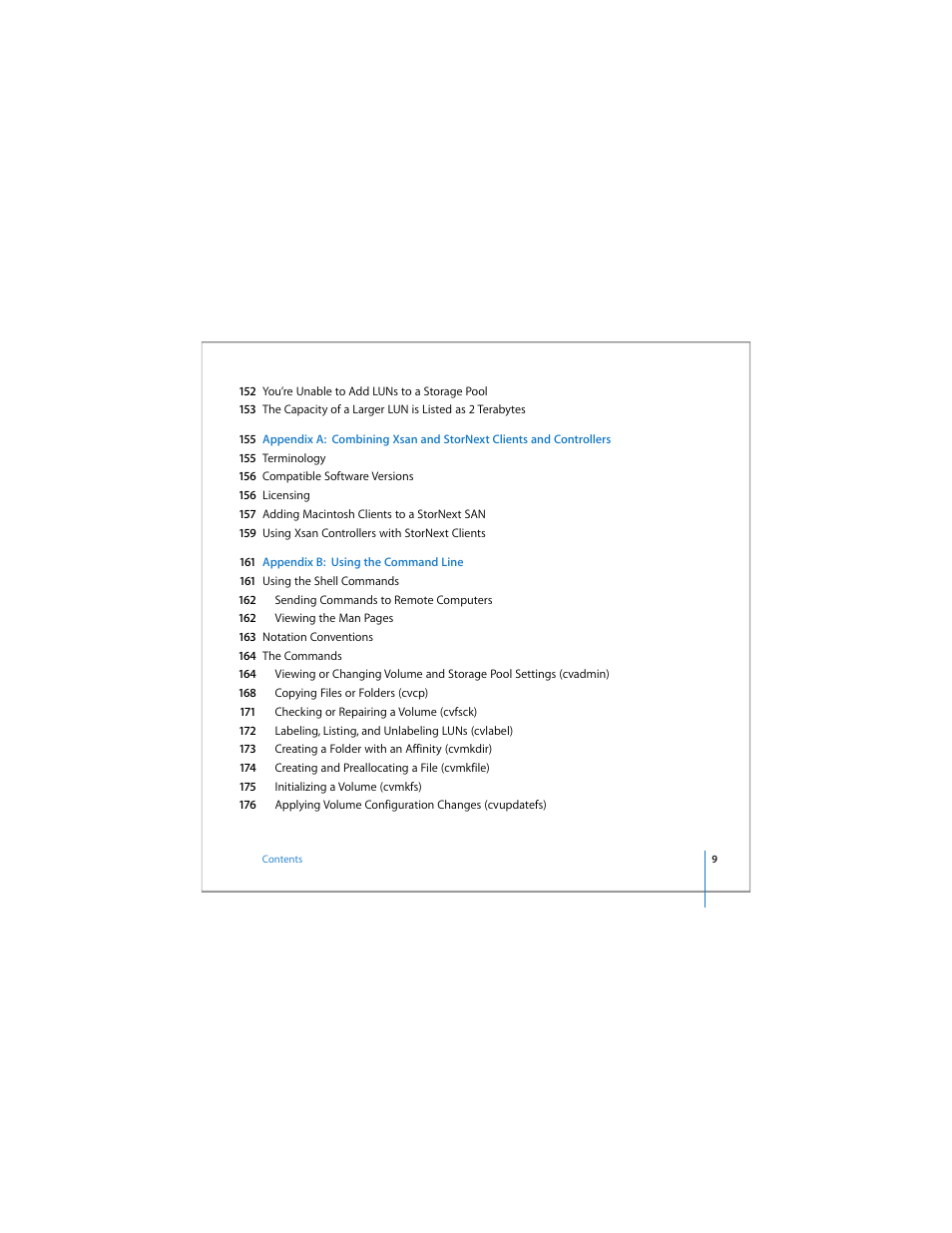 Apple Xsan 1.4 User Manual | Page 9 / 192