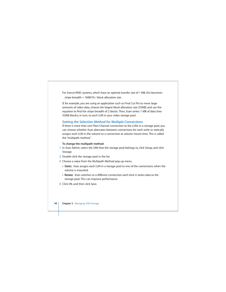 Apple Xsan 1.4 User Manual | Page 94 / 192