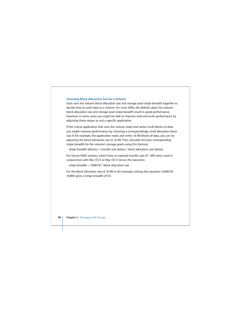 Apple Xsan 1.4 User Manual | Page 98 / 192