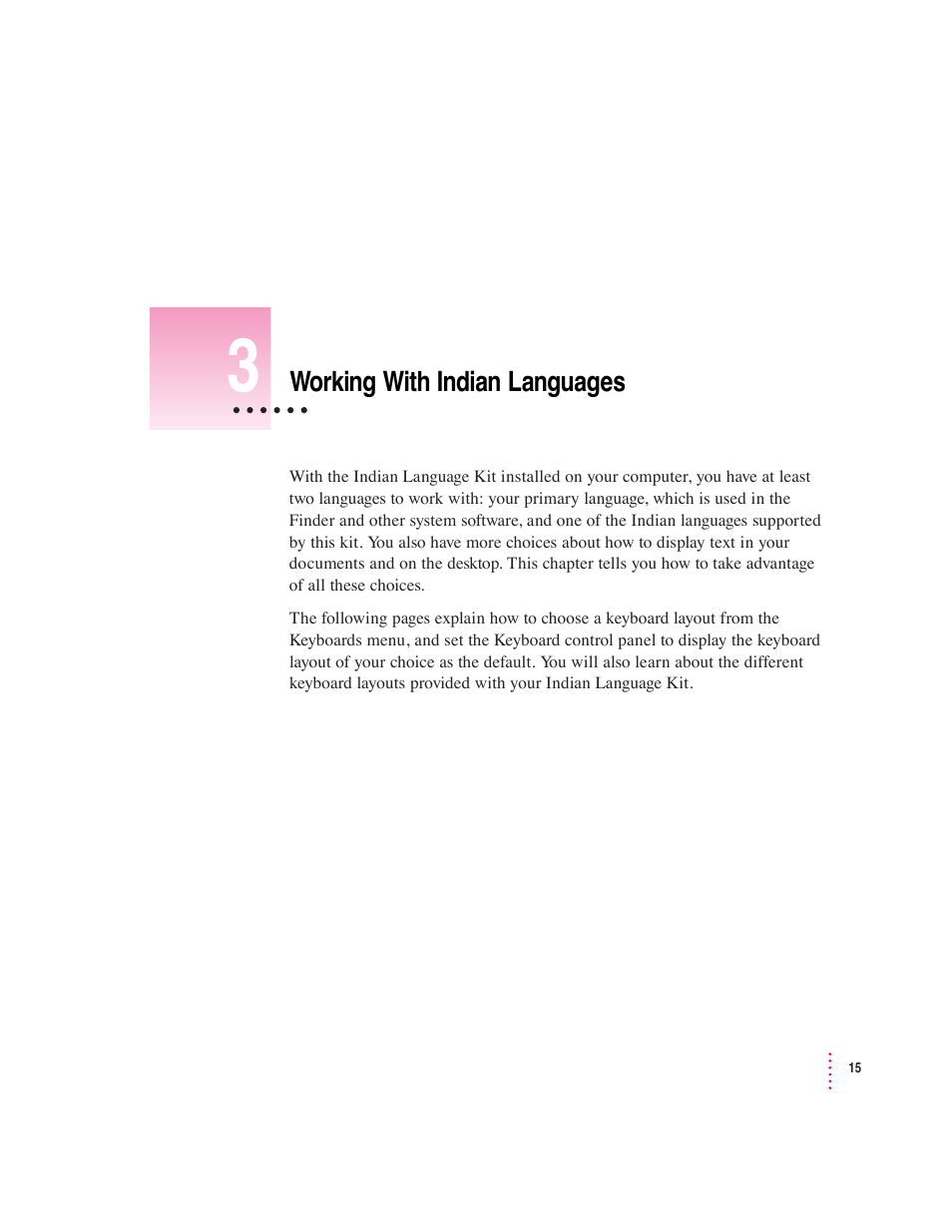 Apple Indian Language Kit User Manual | Page 15 / 47
