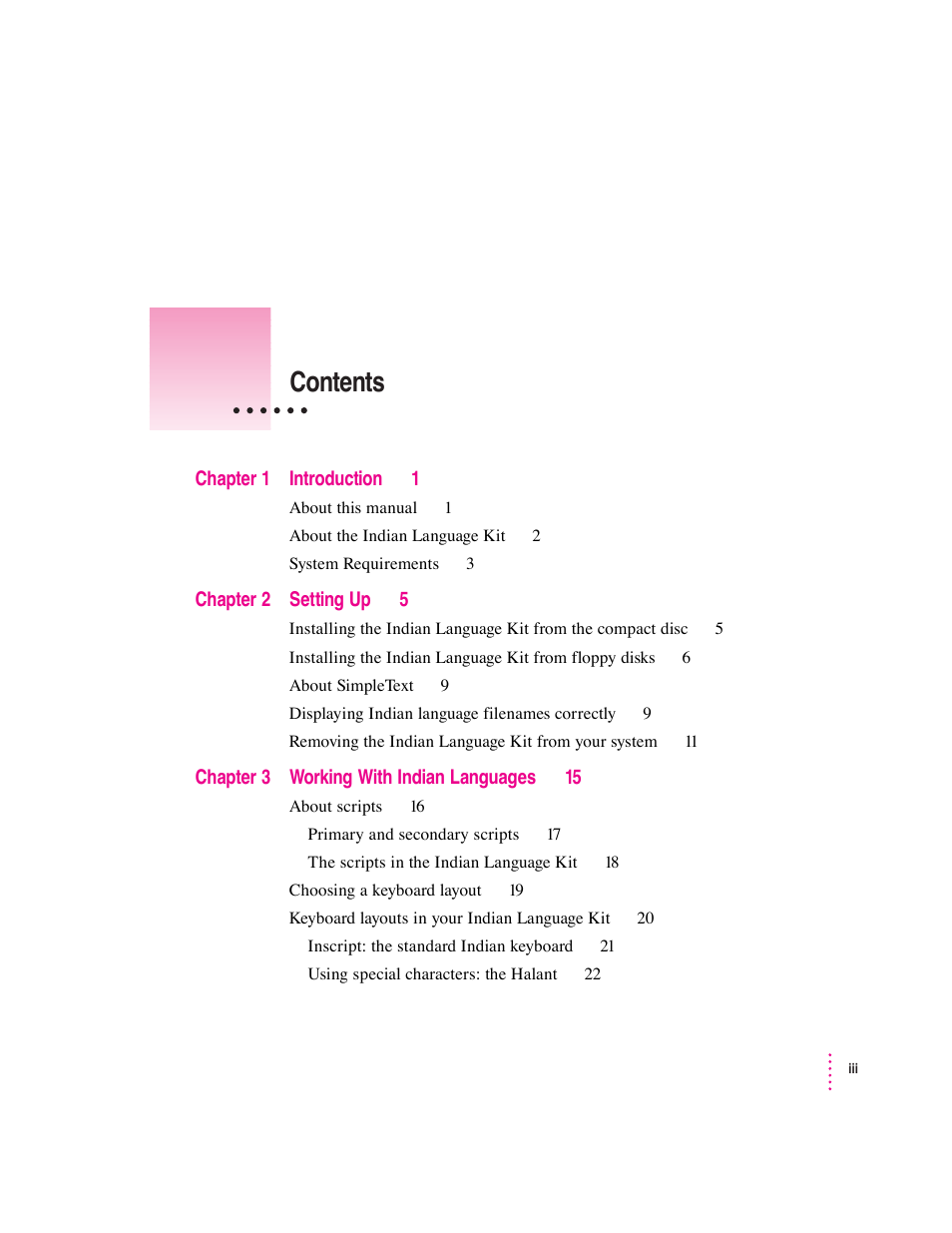 Apple Indian Language Kit User Manual | Page 46 / 47