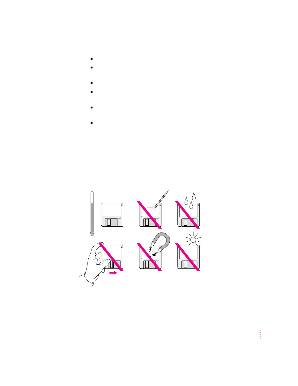 Handling floppy disks | Apple PowerBook (3400 series) User Manual | Page 145 / 207