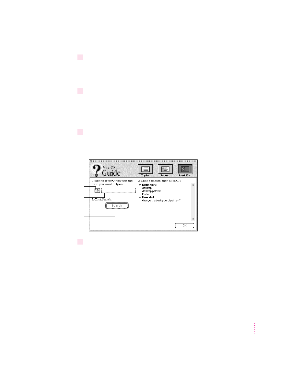 Getting answers with the look for button | Apple PowerBook (3400 series) User Manual | Page 35 / 207