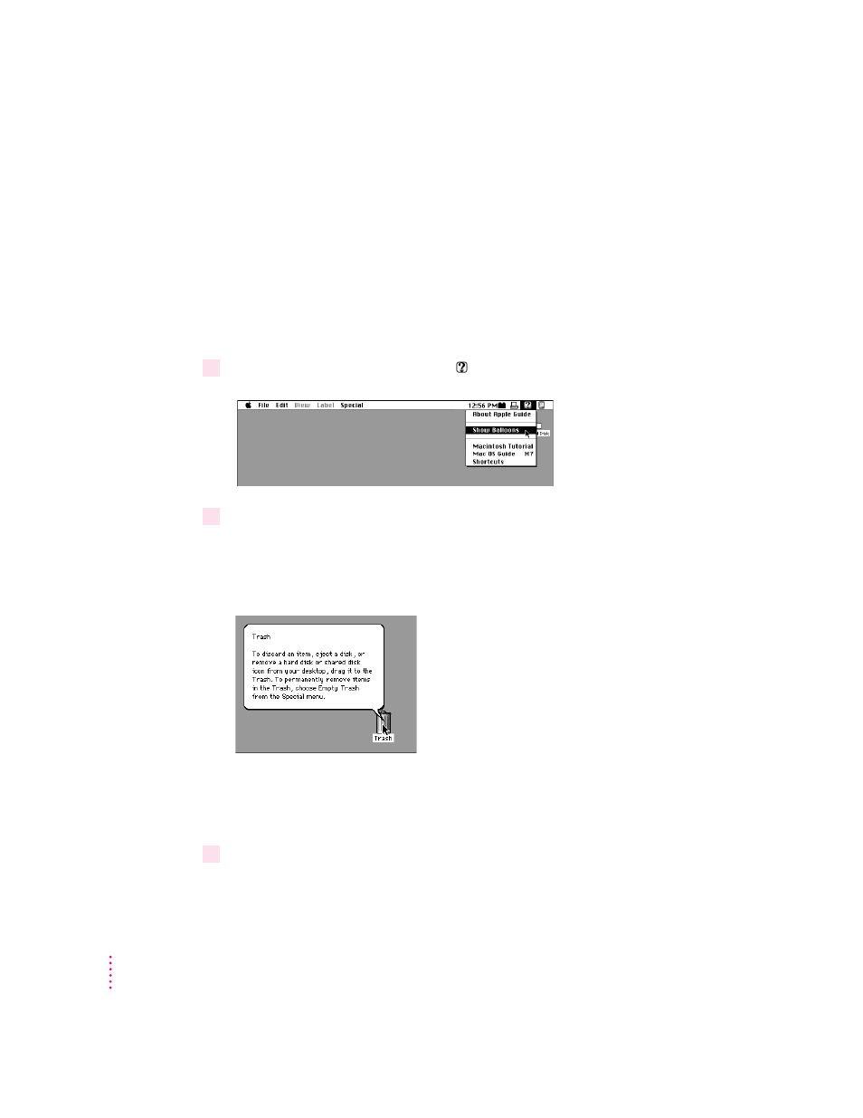 Identifying what’s on your computer screen | Apple PowerBook (3400 series) User Manual | Page 38 / 207