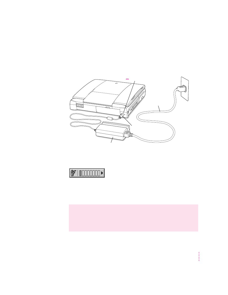 Recharging the battery | Apple PowerBook (3400 series) User Manual | Page 87 / 207