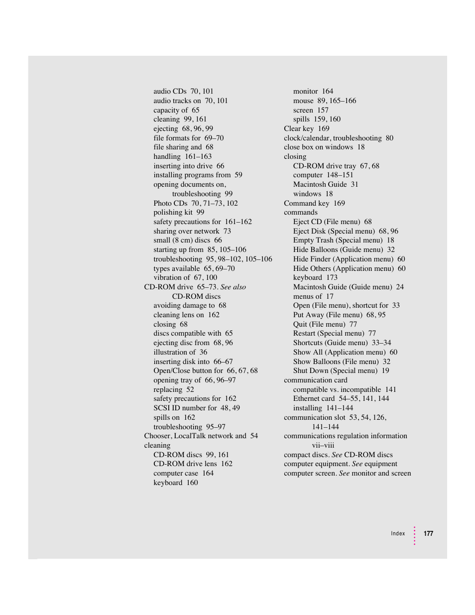 Apple Macintosh Performa 6360 Series User Manual | Page 177 / 199