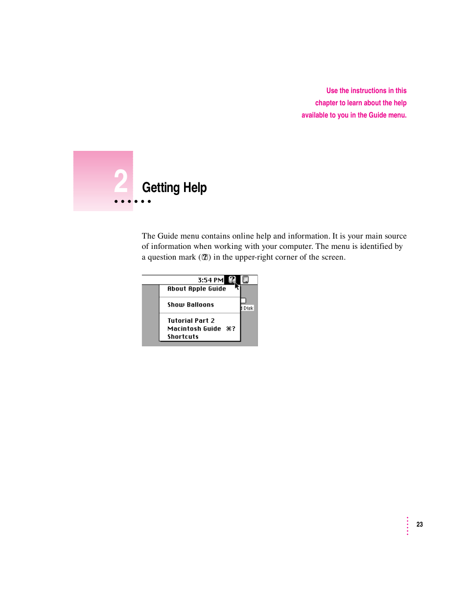 Getting help | Apple Macintosh Performa 6360 Series User Manual | Page 23 / 199