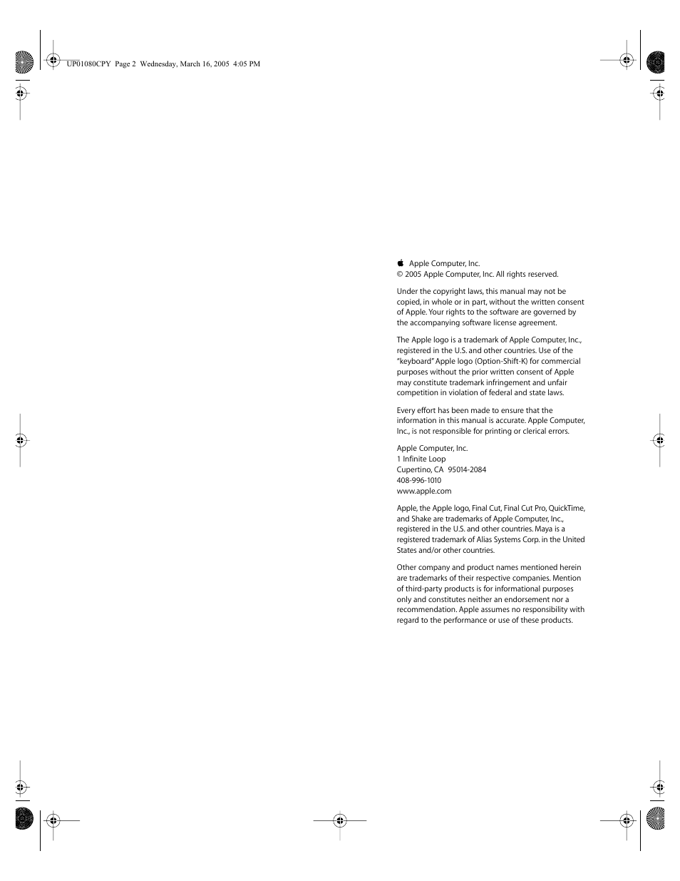 Apple Qmaster 2 User Manual | Page 2 / 25