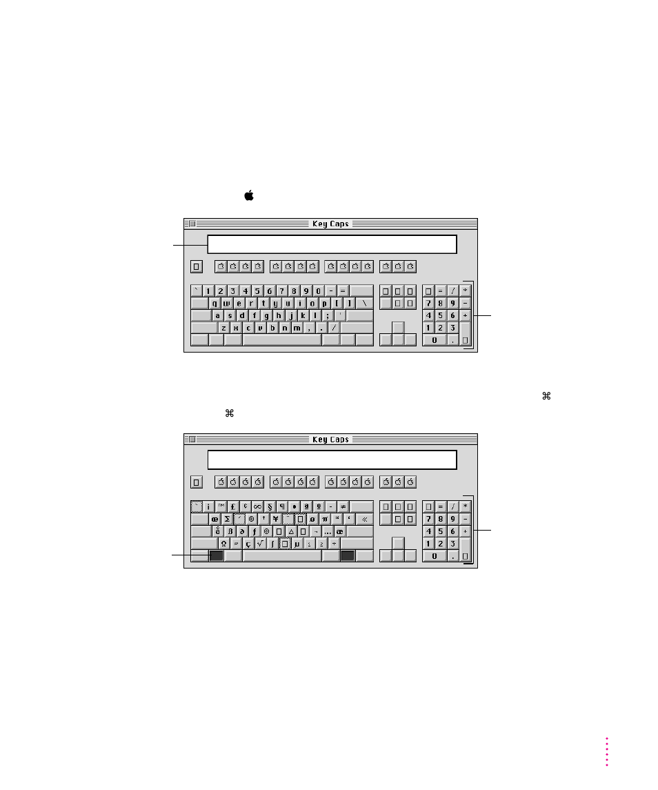 Typing special characters and symbols 109, Typing special characters and symbols | Apple Macintosh Performa 6300CD Series User Manual | Page 119 / 134