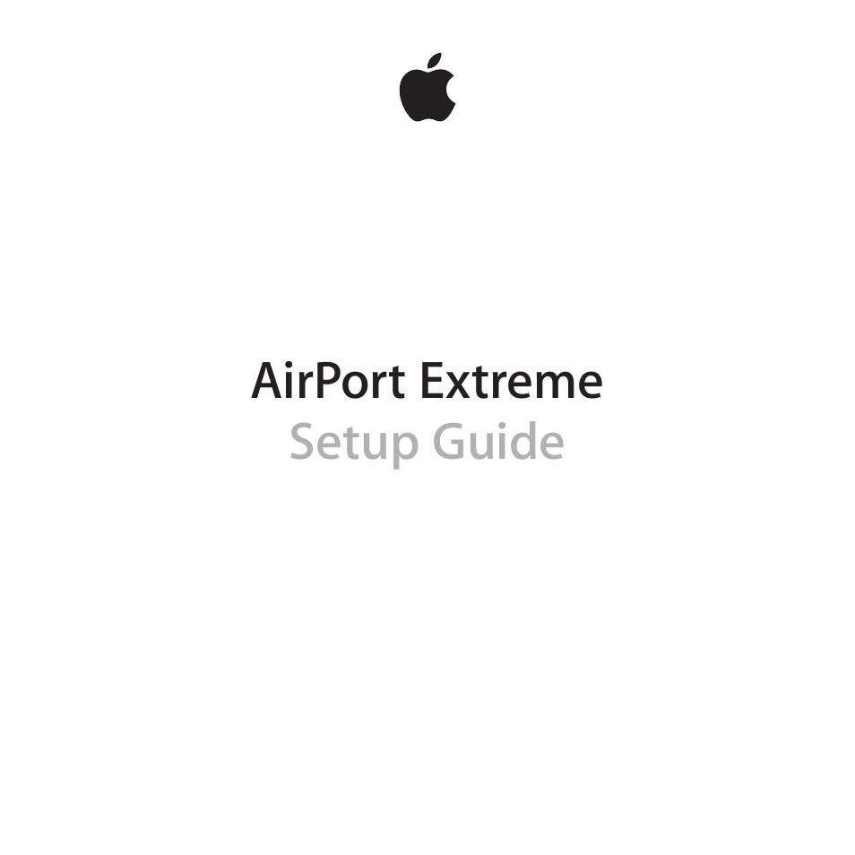 Apple AirPort Extreme 802.11n (5th Generation) User Manual | 44 pages