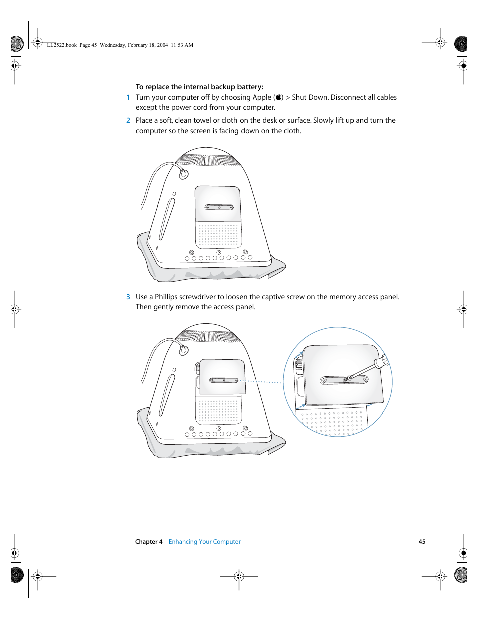 Apple eMac (USB 2.0; Early 2004) User Manual | Page 45 / 88