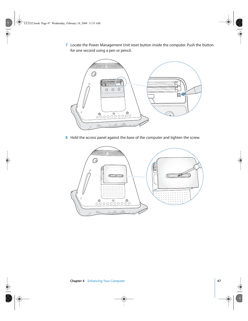 Apple eMac (USB 2.0; Early 2004) User Manual | Page 47 / 88