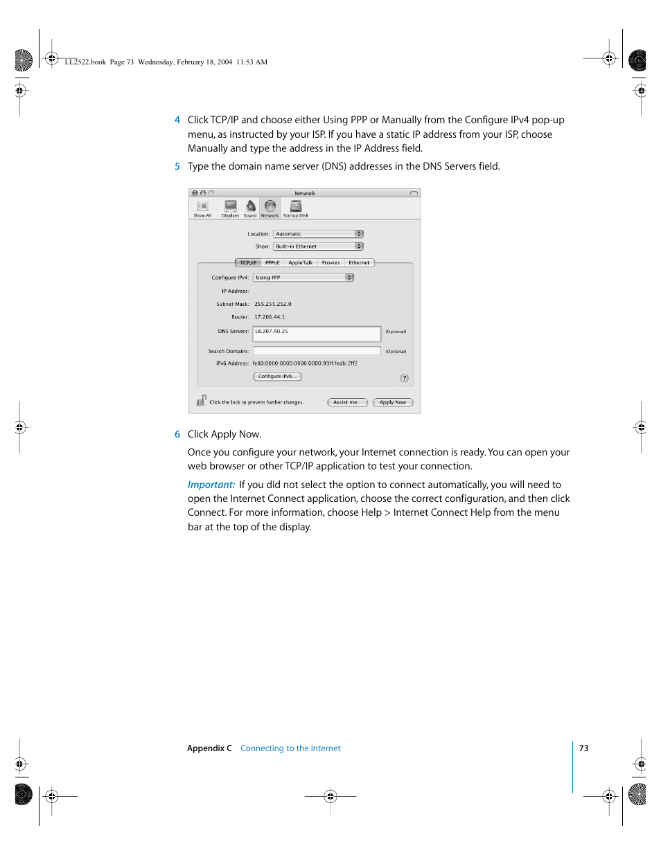 Apple eMac (USB 2.0; Early 2004) User Manual | Page 73 / 88