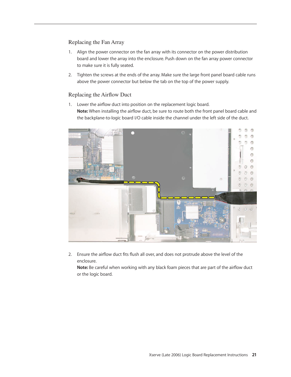 Apple Xserve Intel (Late 2006) DIY Procedure for Logic Board User Manual | Page 21 / 25