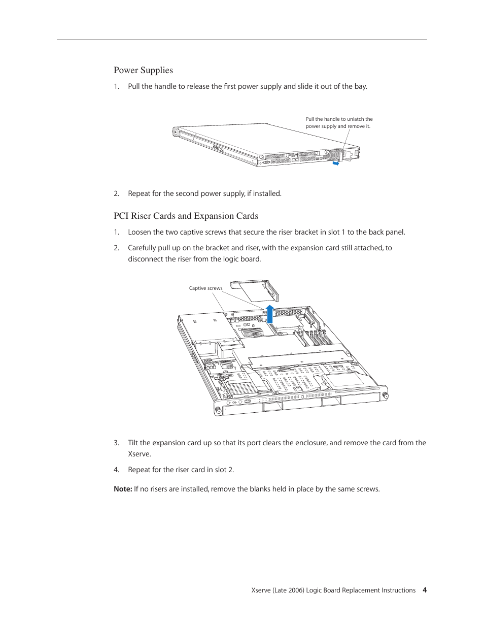 Apple Xserve Intel (Late 2006) DIY Procedure for Logic Board User Manual | Page 4 / 25