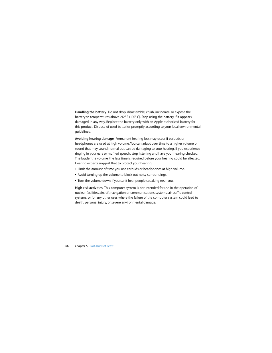 Apple MacBook Pro (Late 2007, 2.4/2.2 GHz) User Manual | Page 66 / 84