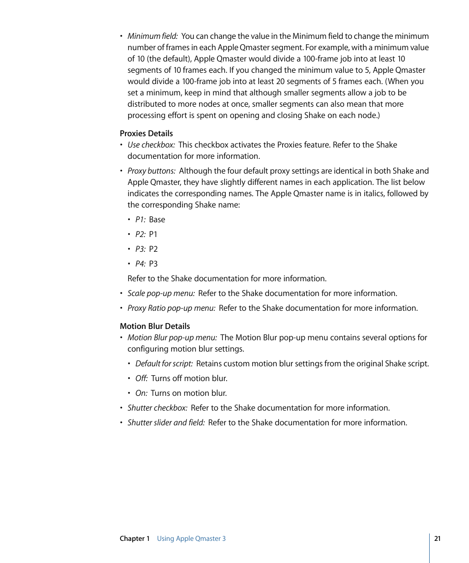 Apple Qmaster 3 User Manual | Page 21 / 42