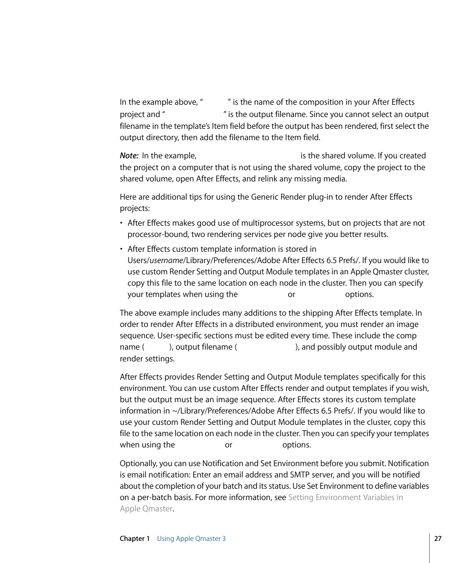 Apple Qmaster 3 User Manual | Page 27 / 42