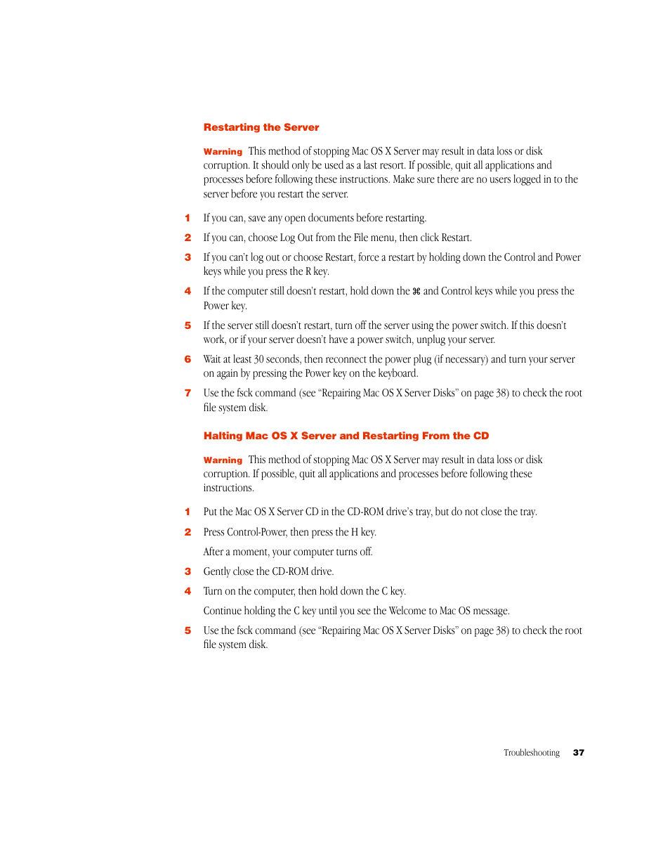 Apple Mac OS X Server User Manual | Page 37 / 46