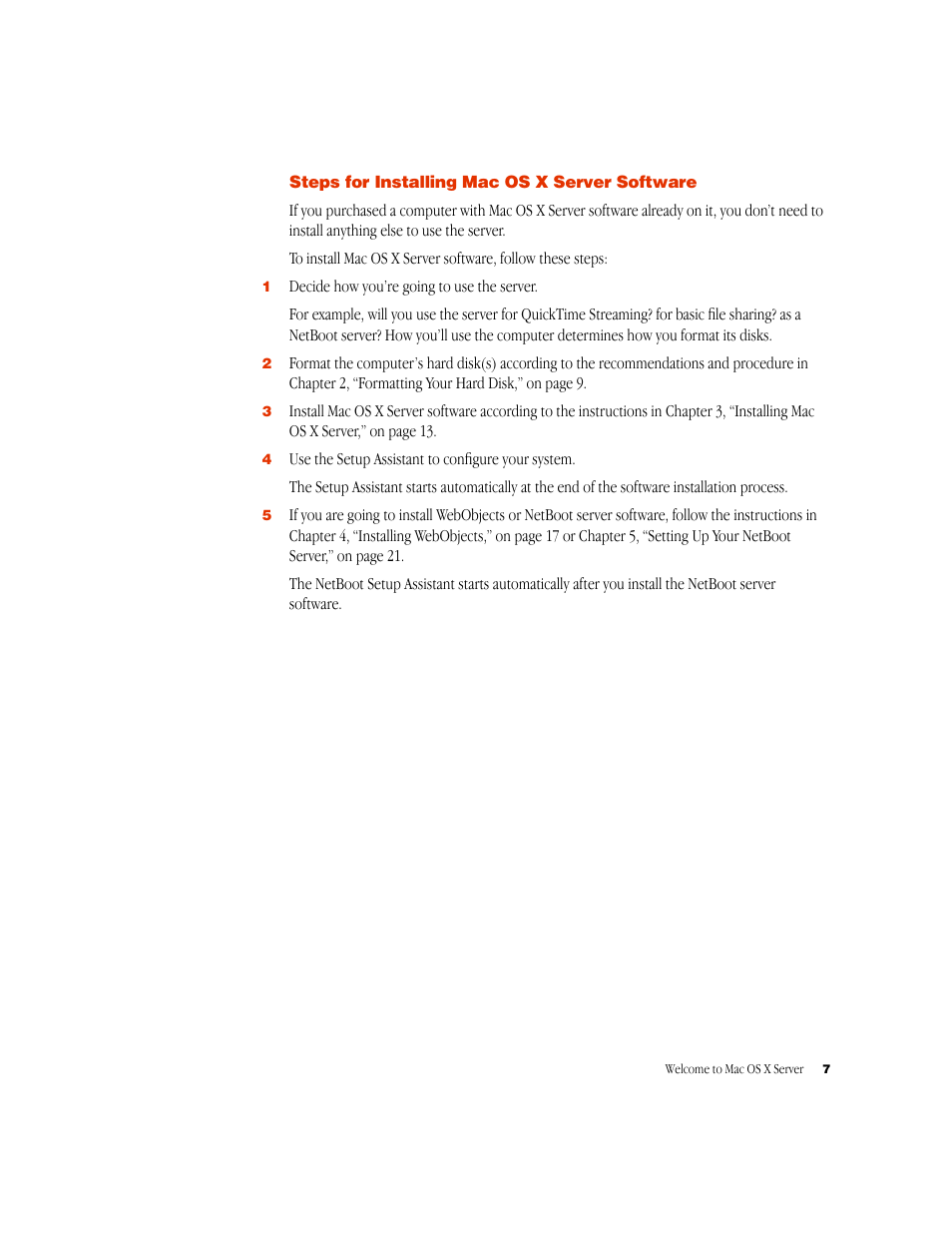 Apple Mac OS X Server User Manual | Page 7 / 46