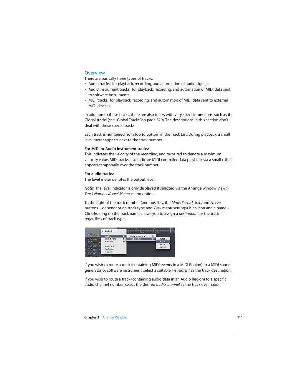 Overview | Apple Logic Pro 7 User Manual | Page 111 / 730