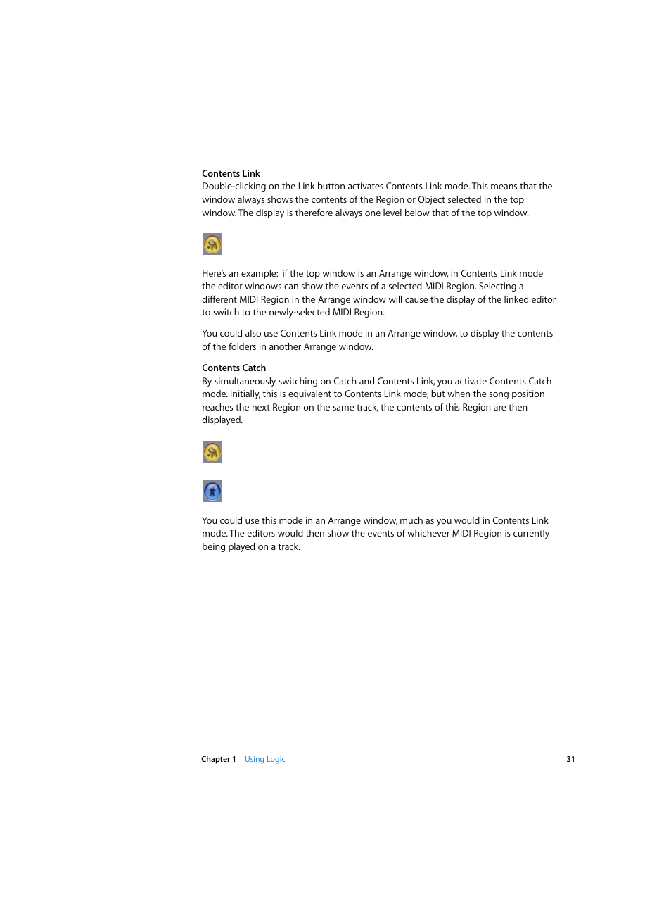 Apple Logic Pro 7 User Manual | Page 31 / 730