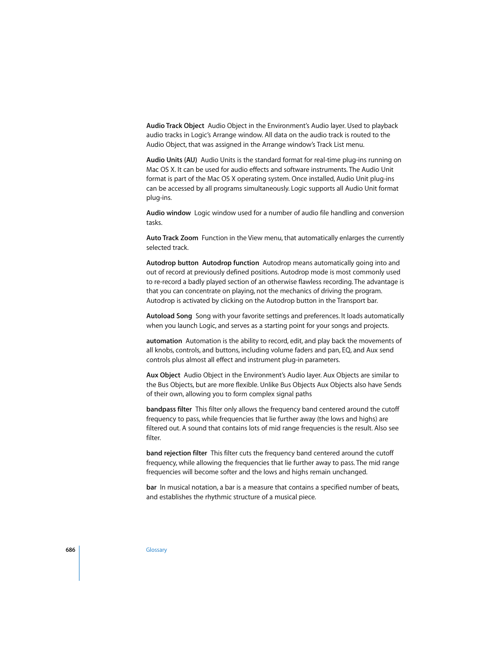 Apple Logic Pro 7 User Manual | Page 686 / 730