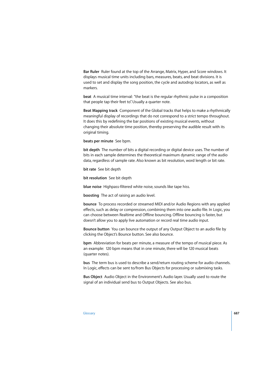 Apple Logic Pro 7 User Manual | Page 687 / 730