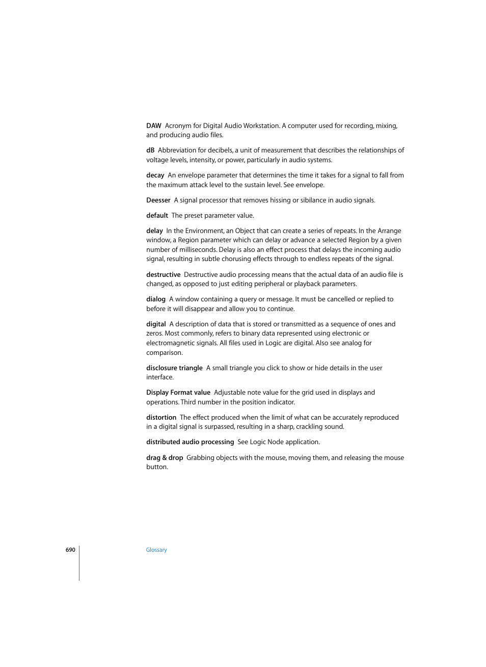 Apple Logic Pro 7 User Manual | Page 690 / 730