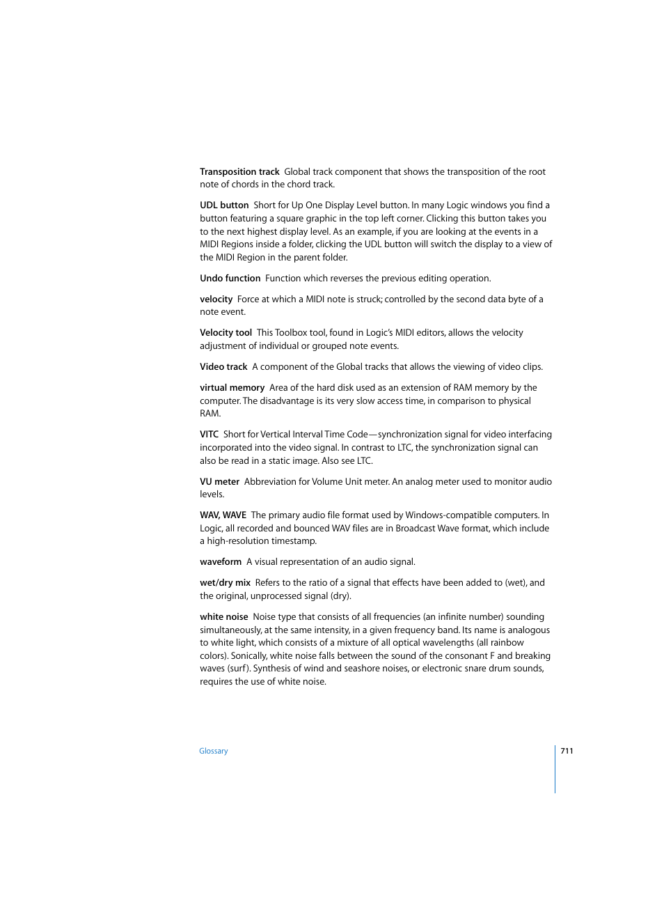 Apple Logic Pro 7 User Manual | Page 711 / 730