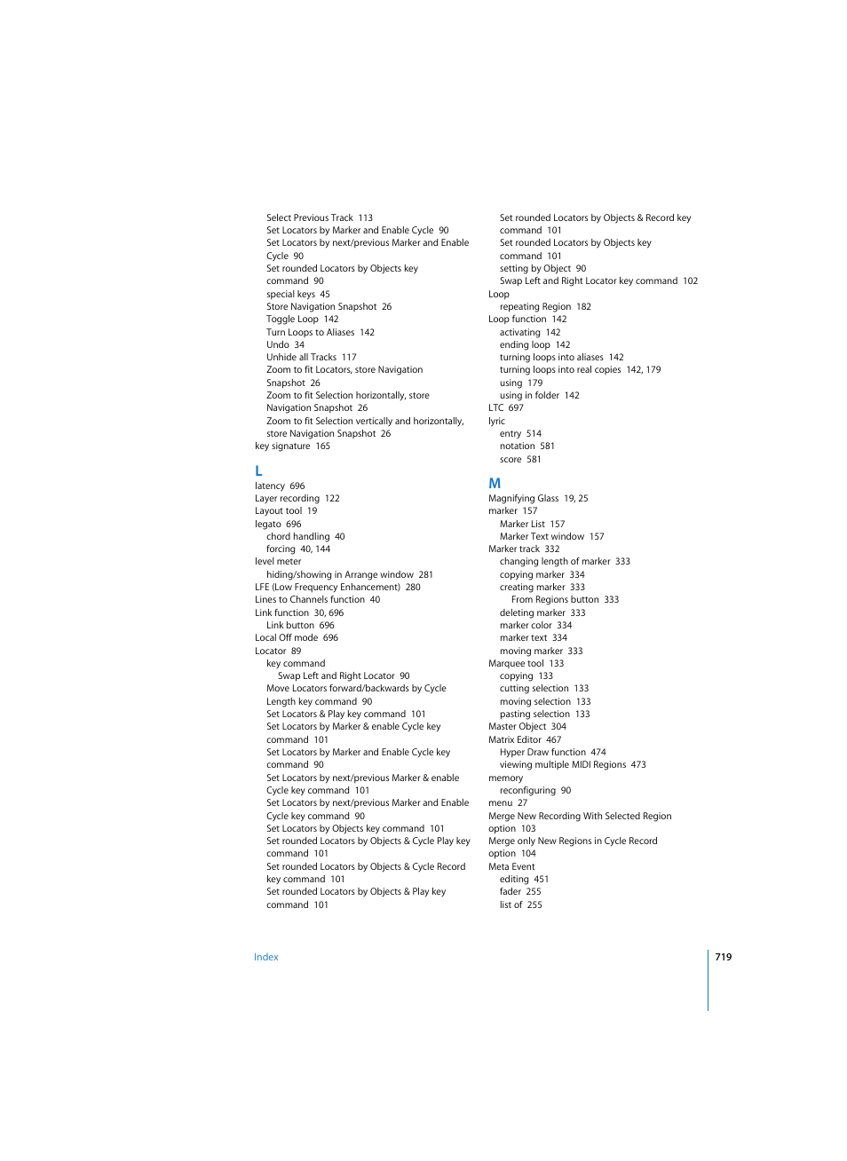 Apple Logic Pro 7 User Manual | Page 719 / 730