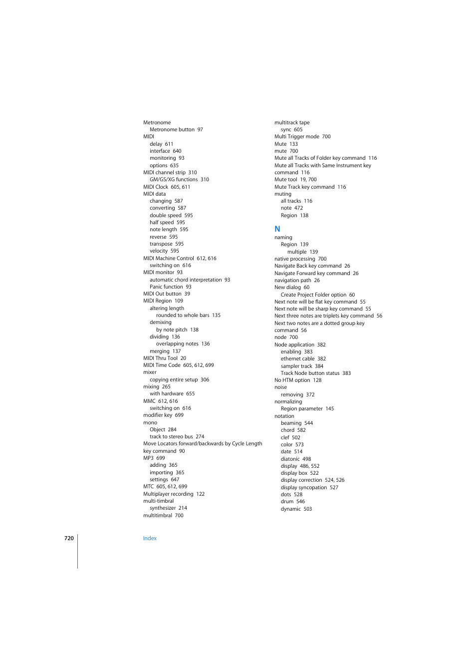 Apple Logic Pro 7 User Manual | Page 720 / 730