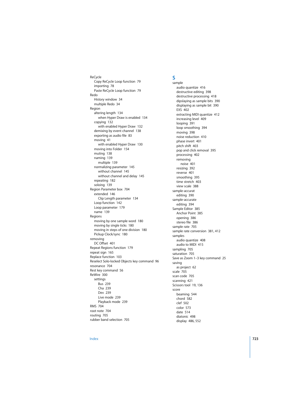 Apple Logic Pro 7 User Manual | Page 723 / 730