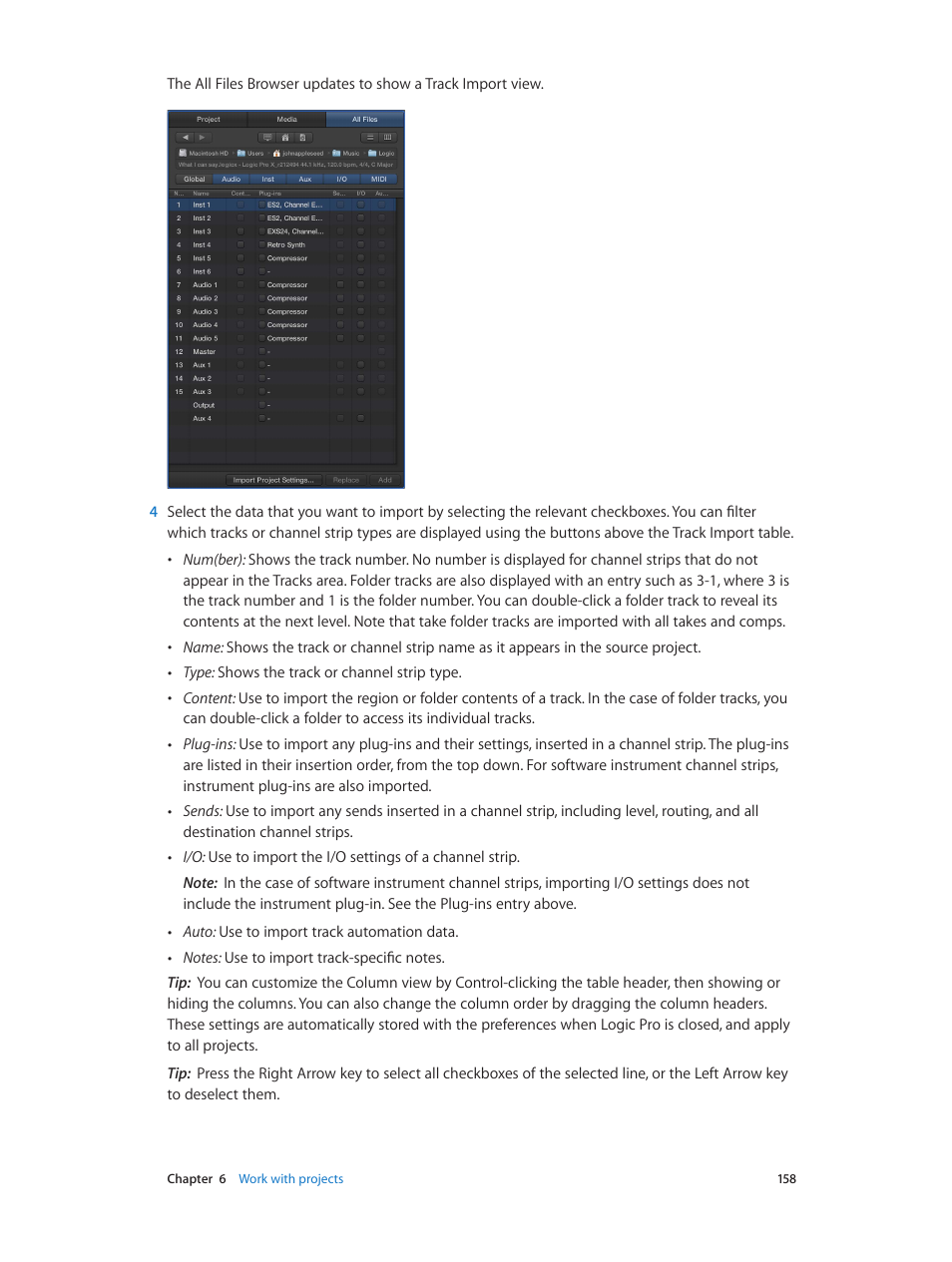 Apple Logic Pro X User Manual | Page 158 / 919